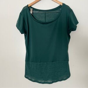 Gymshark x Whitney Simmons Longline Tee in Amazon Green Short Sleeve Gym Workout